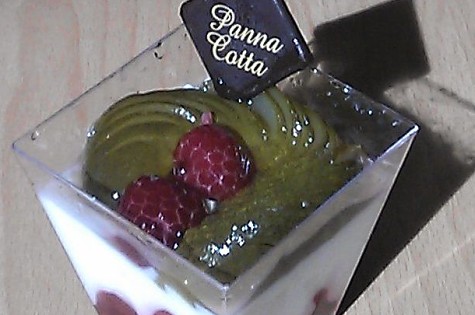 Panna cotta s okurkou