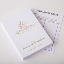 Aesthevita - objednací kartička