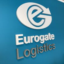 Eurogate Logistics - 3D logo na stěnu