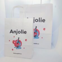 Anjolie - papírové tašky s plnobarevným potiskem