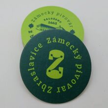 Zámecký pivovar Zbraslavice - pivní podtácky