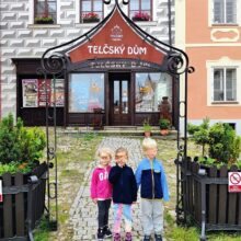 Telčský dům - reklamní deska