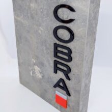 Cobra – 3D nápisy