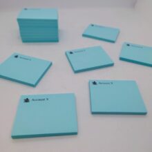 ACCOUNT X – samolepicí bločky